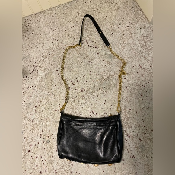 Rebecca Minkoff Black Julian bag w/gold hardware - Picture 1 of 3